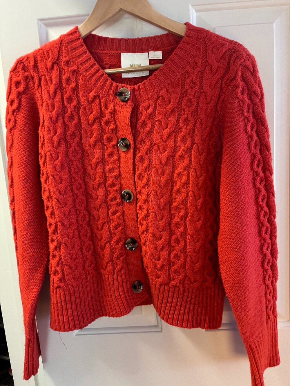 Chunky Orange Sweater